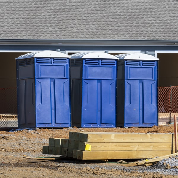 are there any restrictions on where i can place the porta potties during my rental period in McMillan